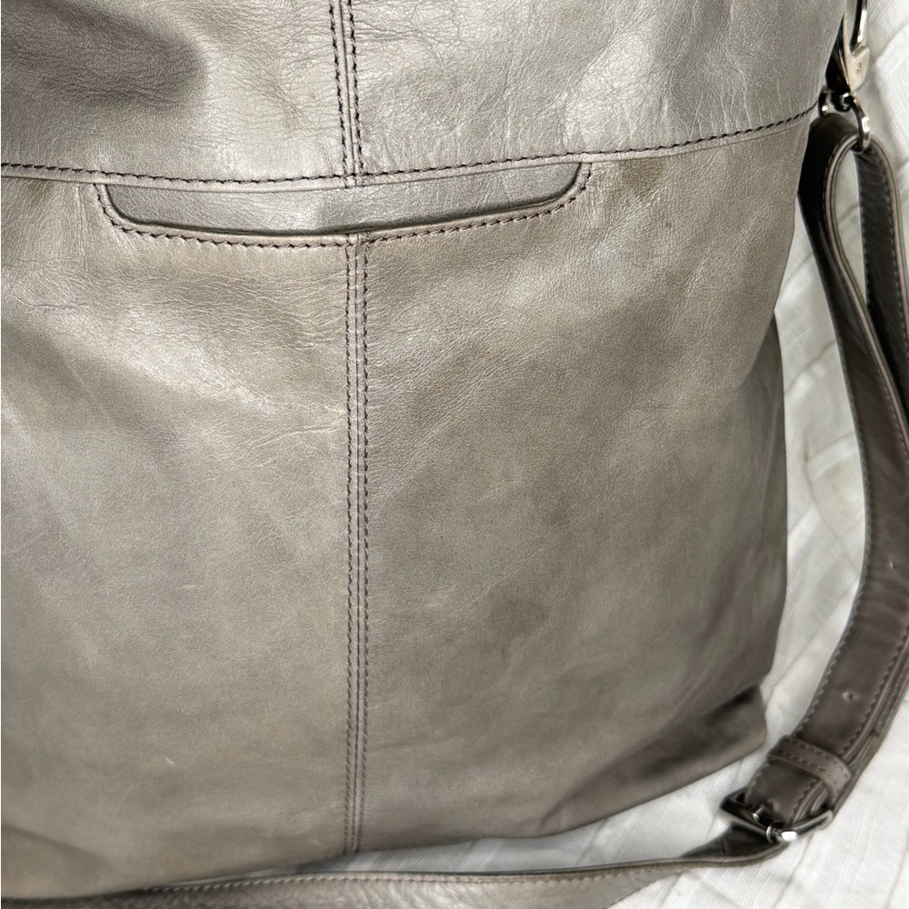 Hobo International Explorer Slouchy Leather Convertible Shoulder / Crossbody Bag - Picture 12 of 15